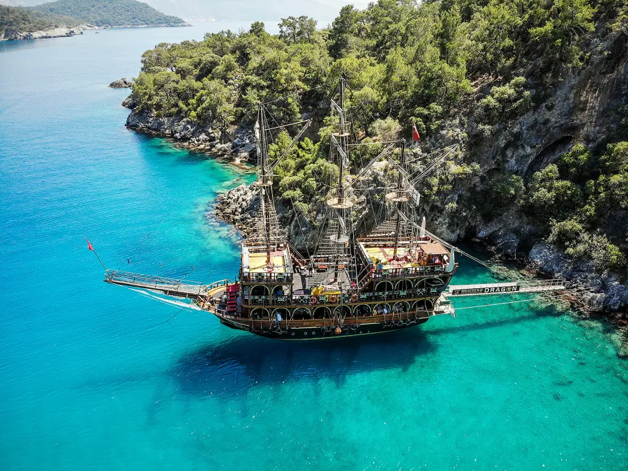 Gita in barca dei pirati